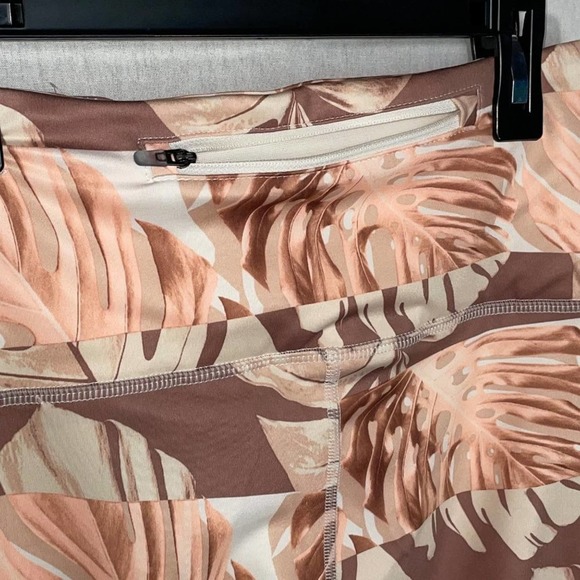 Nike Women's Dri-Fit Crop Leggings Botanical palm print M - Picture 7 of 12